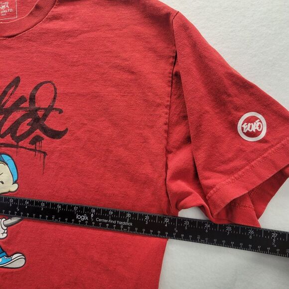 ECKO Mens XL Unlimited Red Vandals Graffiti T Shirt - Picture 8 of 15